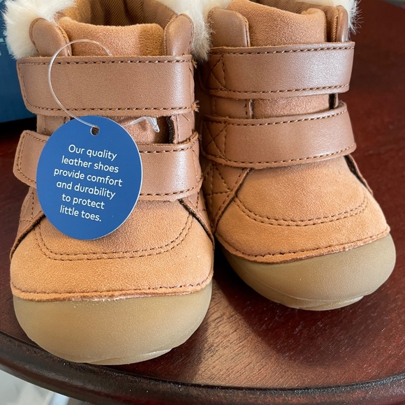 Stride Rite all- leather Sm Martin little boys boots sz. 5M - Picture 2 of 4